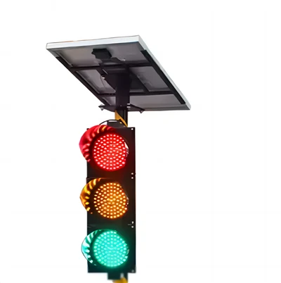 Sistem lampu lalu lintas yang berkuasa solar
